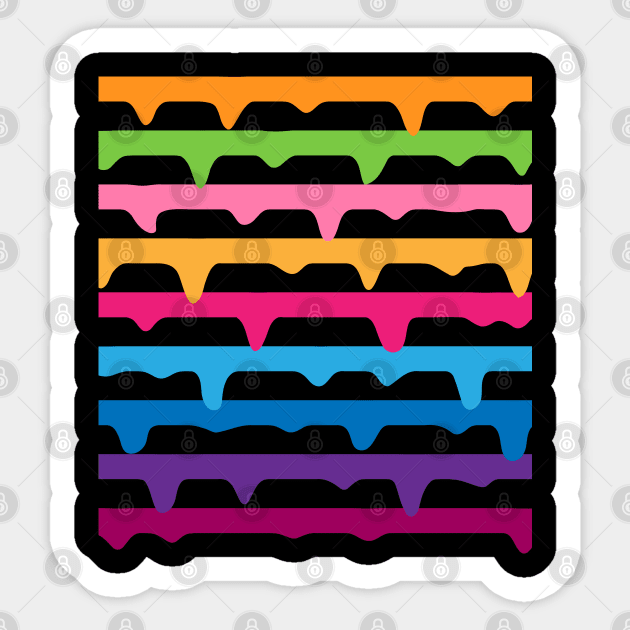 melted colors Sticker by Soozy 